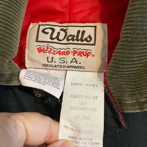 Men’s Wall’s insulated coveralls Large short
